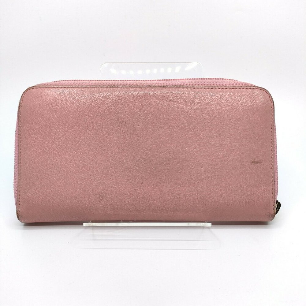 Chanel Zippy Wallet Coco Mark Pinks Leather - Picture 2 of 9